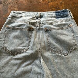 Curve Love wide leg high rise A&F jeans